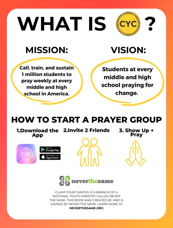 CYC Prayer Guide Booklet Orange - Image 2