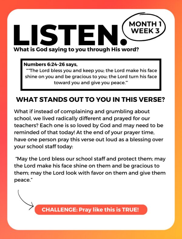 CYC Prayer Guide Booklet Orange - Image 3